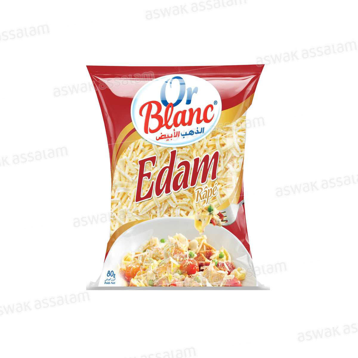 FROMAGE RAPE EDAM 80G OR BLANC