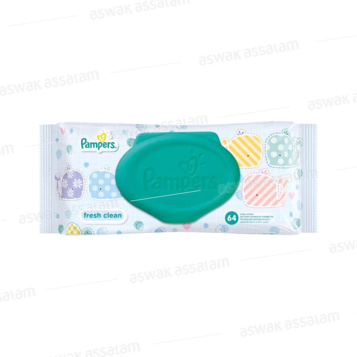 LINGETTES 64 UNITES PAMPERS
