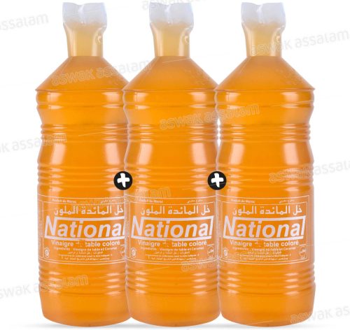 LOT DE 3 VINAIGRES 50CL NATIONAL (2 ACHETES = 1 GRATUIT)