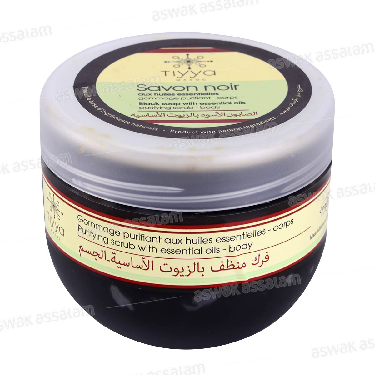 SAVON NOIR AUX HUILLES ESSENTIELLES 250ML TIYYA