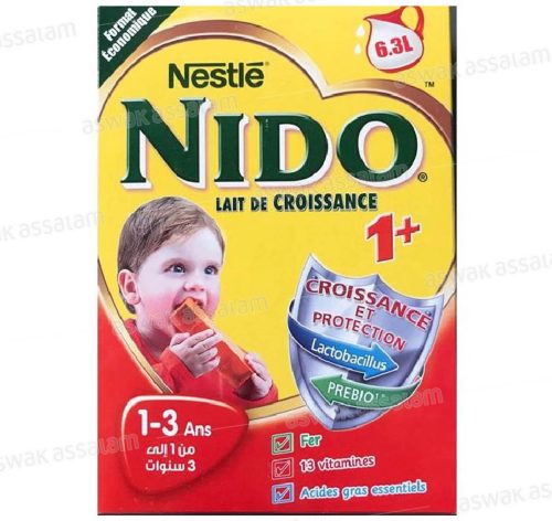 LAIT NATURE 900G POUR NOURISSONS DE 12 MOIS ET PLUS NIDO