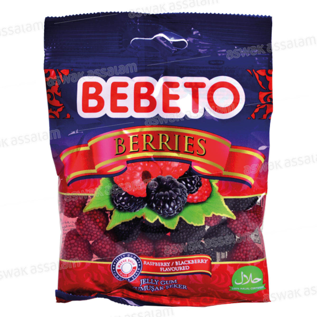 GOMMES BERRIES 80G BEBETO