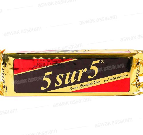 SUCRE CHOCOLATE NOIR 5 SUR 5 NOIR 900G AIGUEBELLE