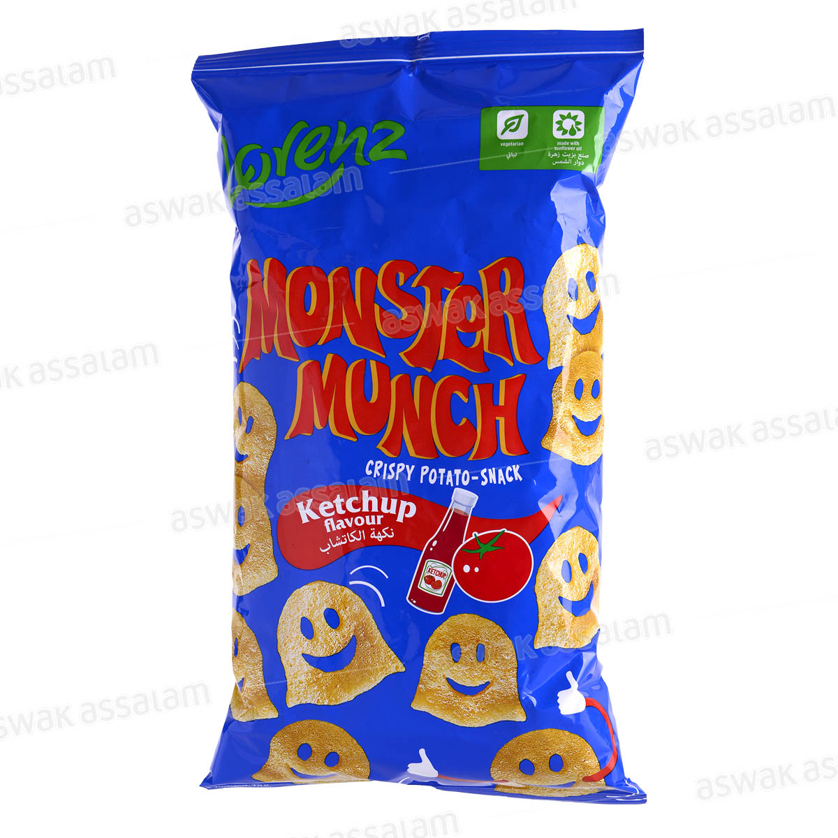 MONSTER MUNCH KETCHUP 75G LORENZ