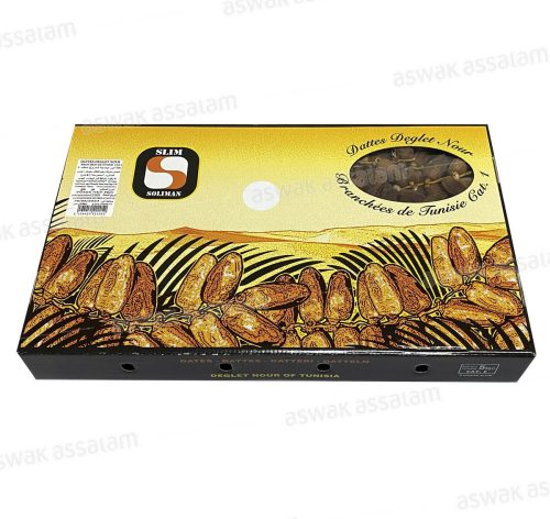 DATTES BRANCHEES DEGLET NOUR 5KG SLIM SOLIMAN ORIGINE TUNISIE