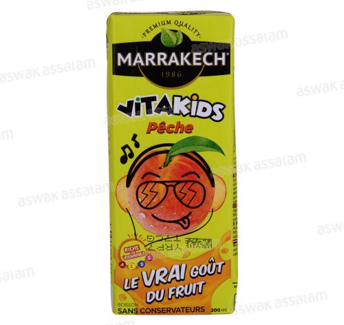 BOISSON PECHE VITAKIDS 200ML MARRAKECH