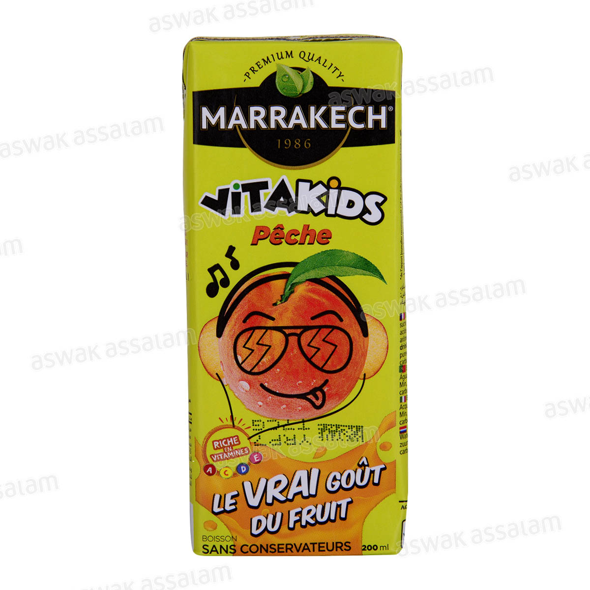 BOISSON PECHE VITAKIDS 200ML MARRAKECH