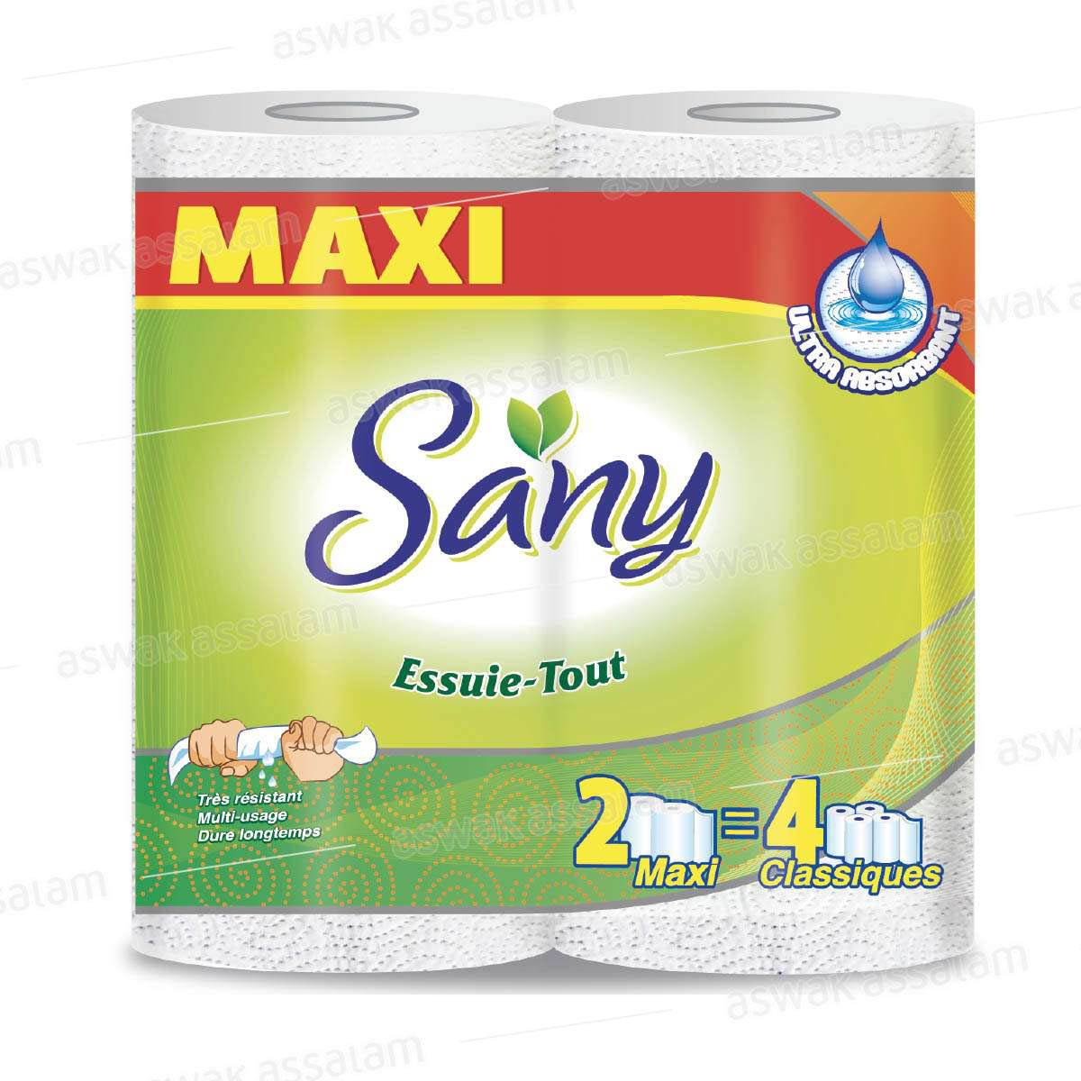 PAPIER CUISINE MAXI 2 UNITES SANY