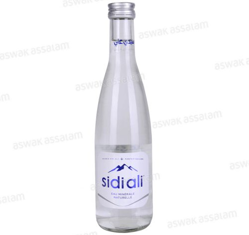 EAU MINERALE BOUTEILLE EN VERRE 50CL SIDI ALI