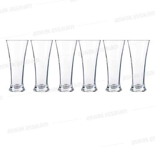 LOT DE 6 VERRES A JUS 380 ML