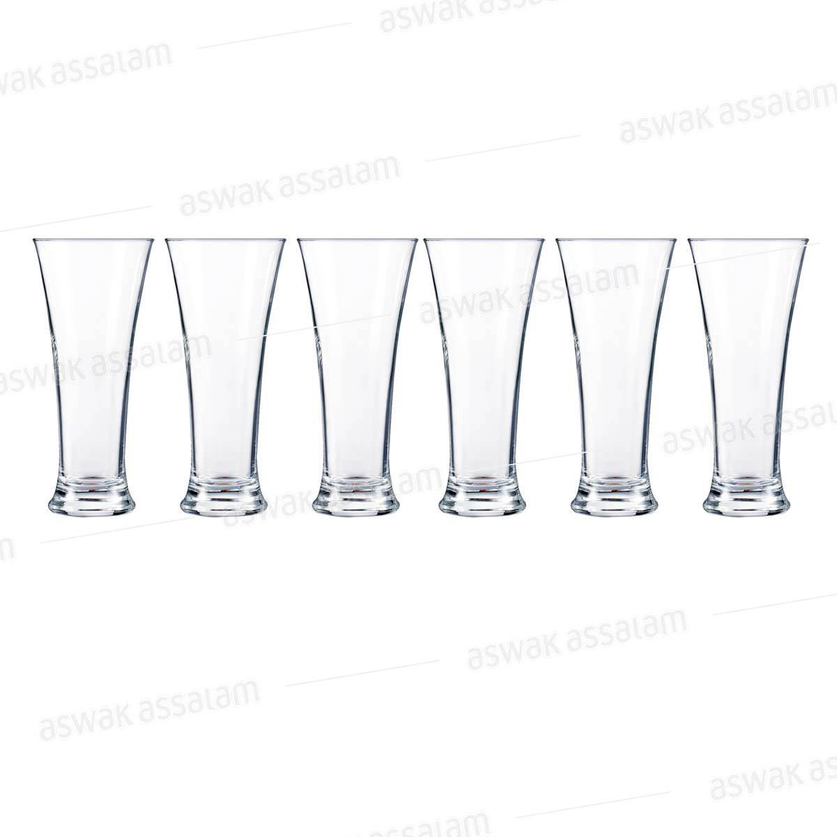 LOT DE 6 VERRES A JUS 380 ML