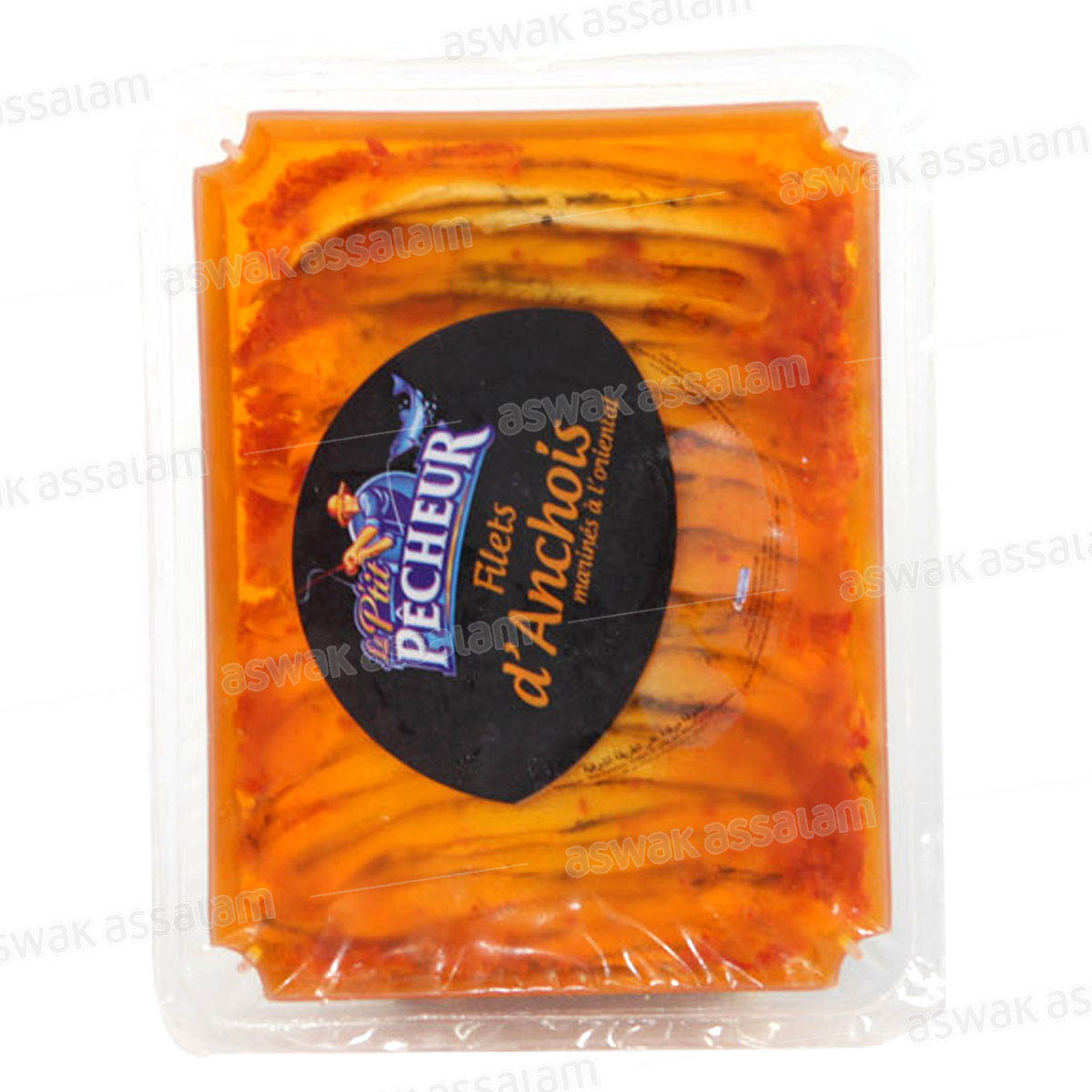 FILETS D'ANCHOIS MARINES A L'ORIENTALE 180G LE P'TIT PECHEUR