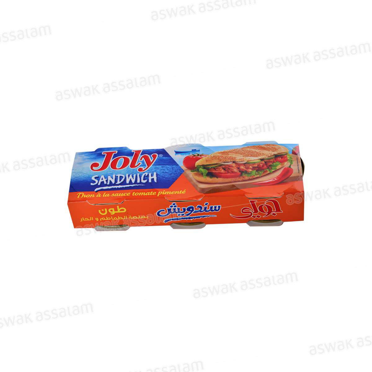 THON SANDWICH A LA SAUCE TOMATE PIMENTEE 3*80G JOLY