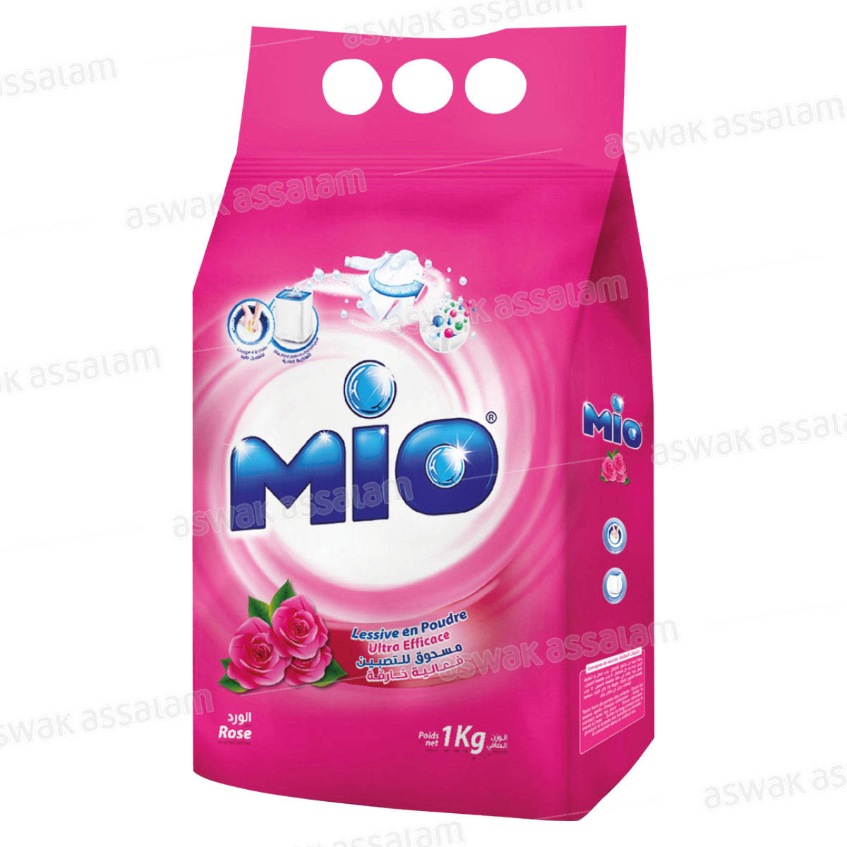 LESSIVE MAIN A LA ROSE 1KG MIO