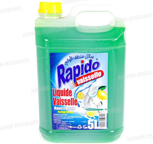 LIQUIDE VAISSELLE 5L RAPIDO