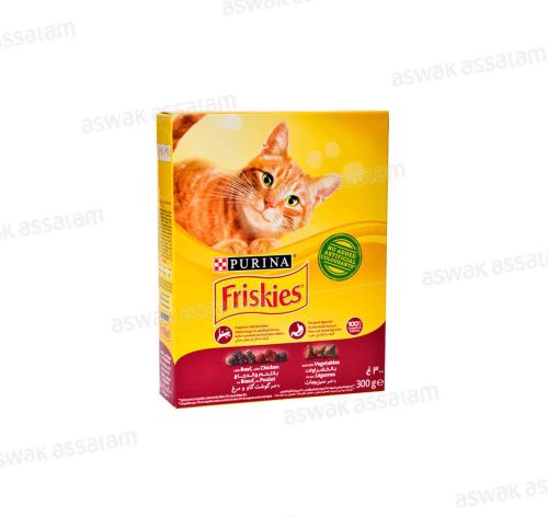 CROQUETTES BOEUF & POULET 300G POUR CHAT ADULTE FRISKIES