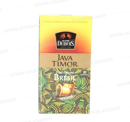 CAFE BRESIL BOITE 10 CAPSULES COMPATIBLES JAVA TIMOR