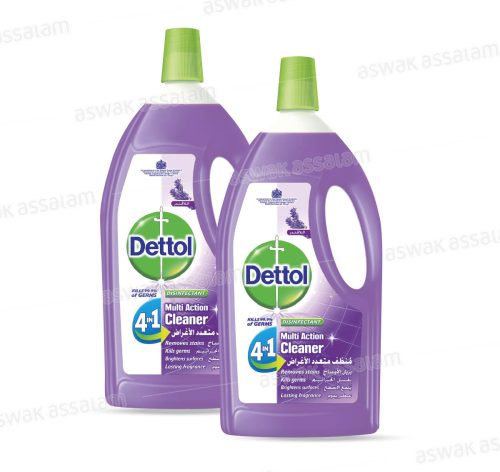 LOT DE 2 NETTOYANTS MULTI-USAGES 900ML DETTOL (-25% SUR LE 2EME)
