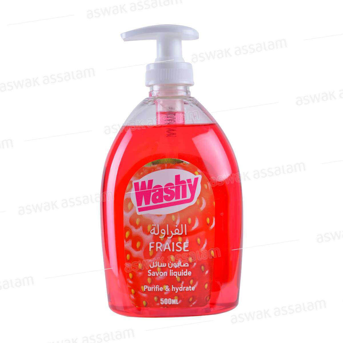 SAVON LIQUIDE FRAISE 500ML WASHY