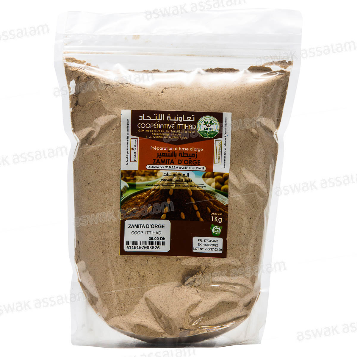 ZAMITA D'ORGE 1KG