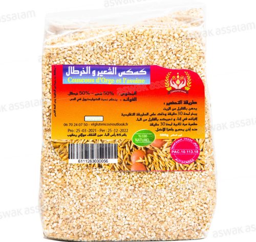 COUSCOUS ORGE ET AVOINE 500G