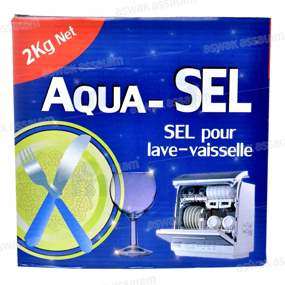 SEL POUR LAVE-VAISSELLE 2KG AQUA SEL