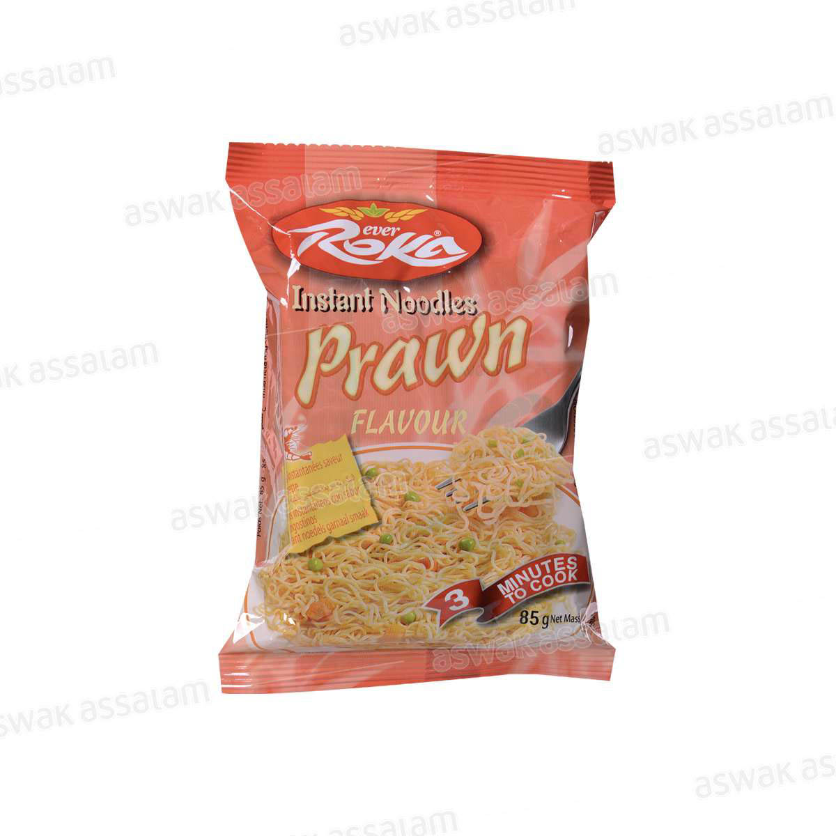 NOUILLES INSTANTANEES SAVEUR CREVETTES 85G ROKA
