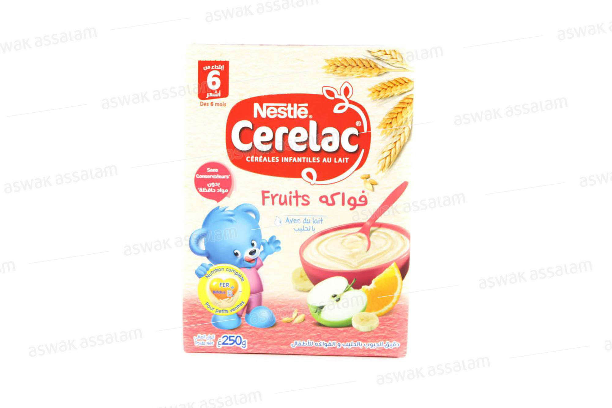 CEREALES INFANTILES AUX FRUITS 250G CERELAC