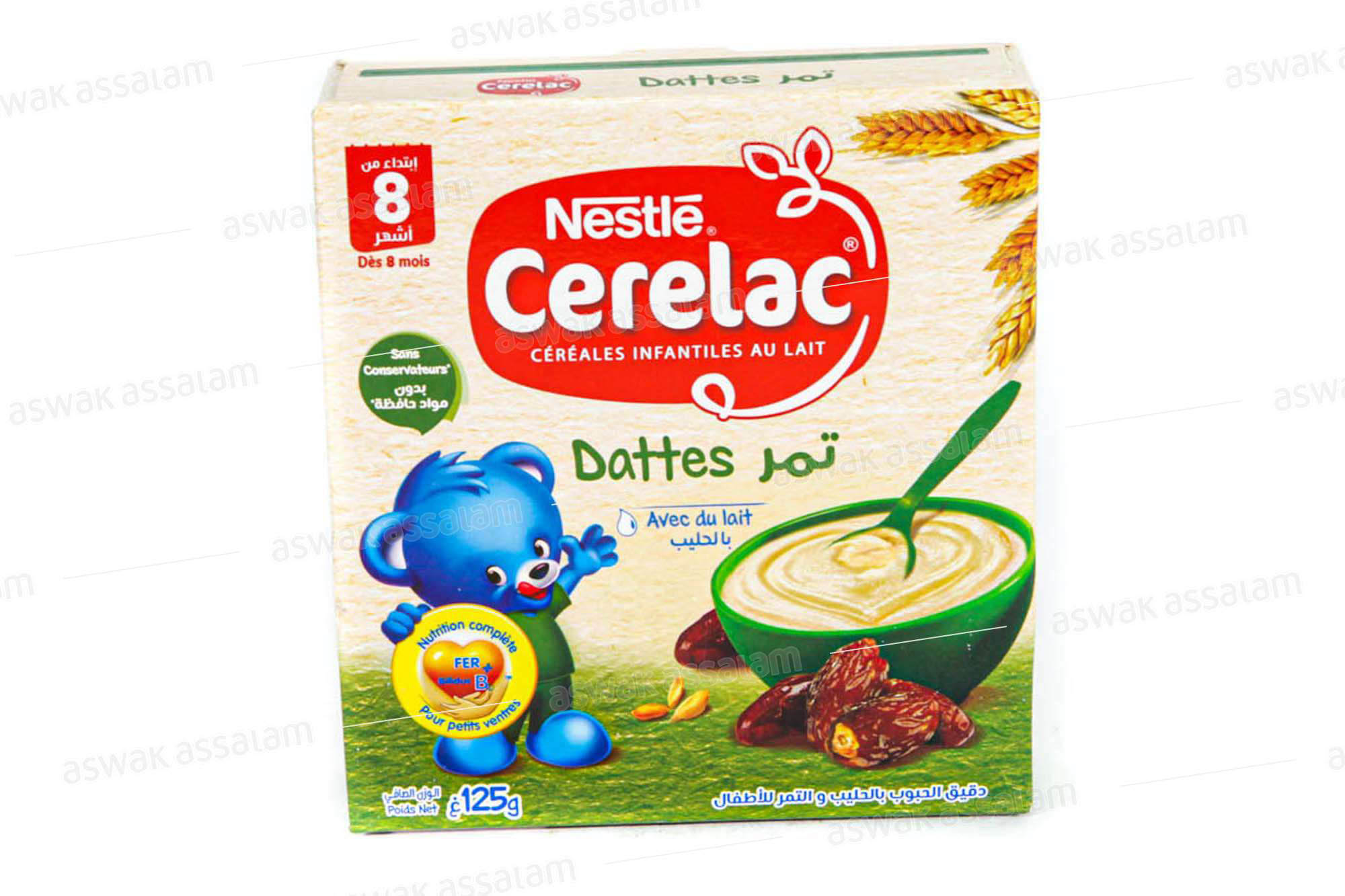 CEREALES INFANTILES AUX DATTES 125G CERELAC
