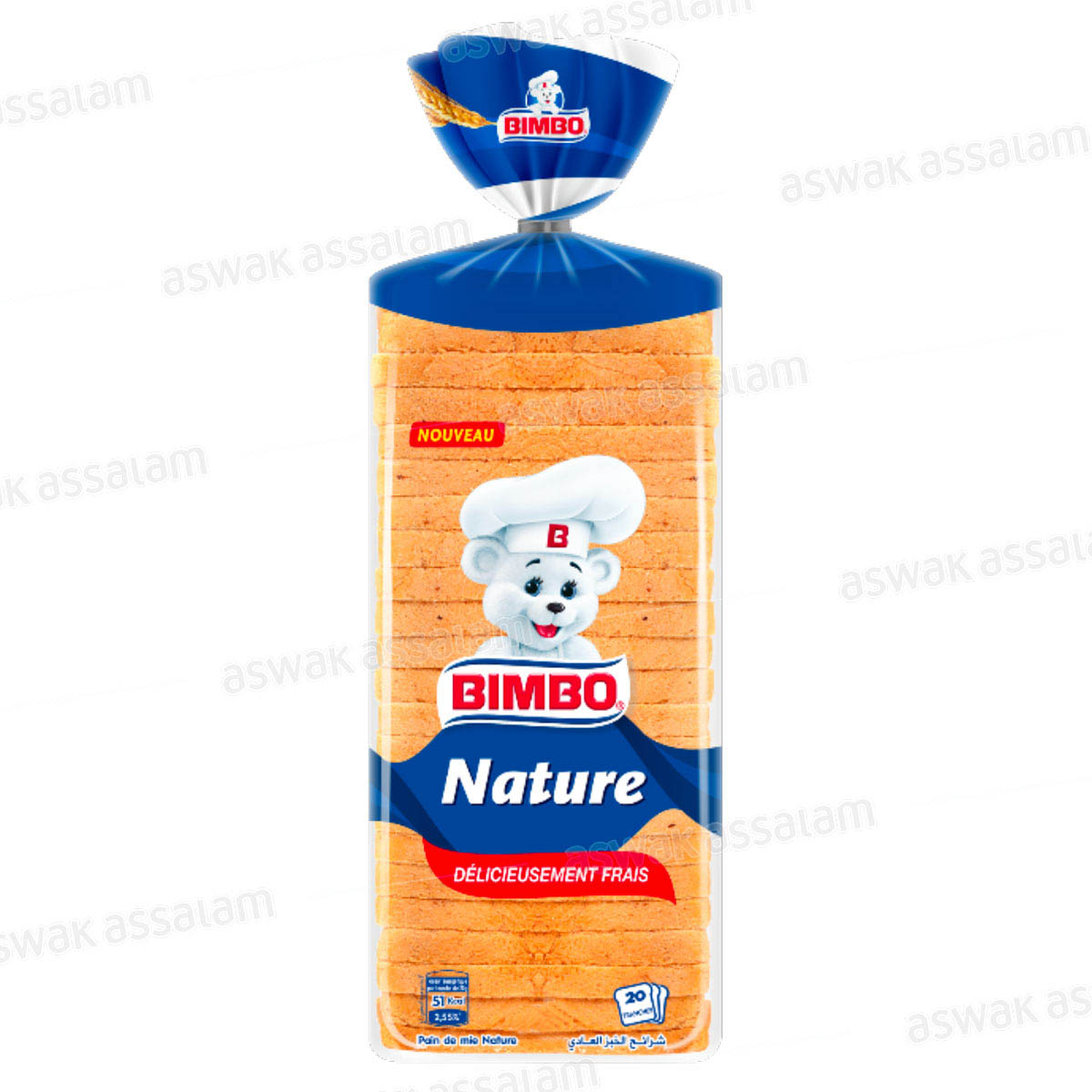 PAIN DE MIE NATURE 720G BIMBO