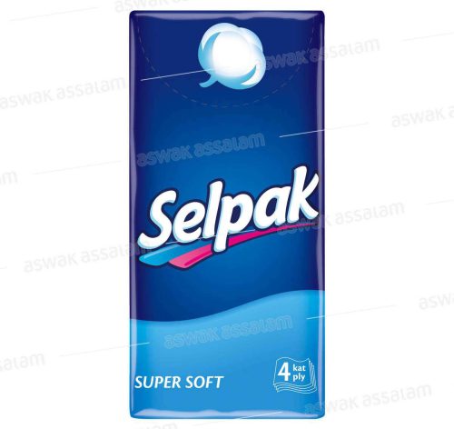MOUCHOIR DE POCHE 4 PLIS 10 UNITES SELPAK