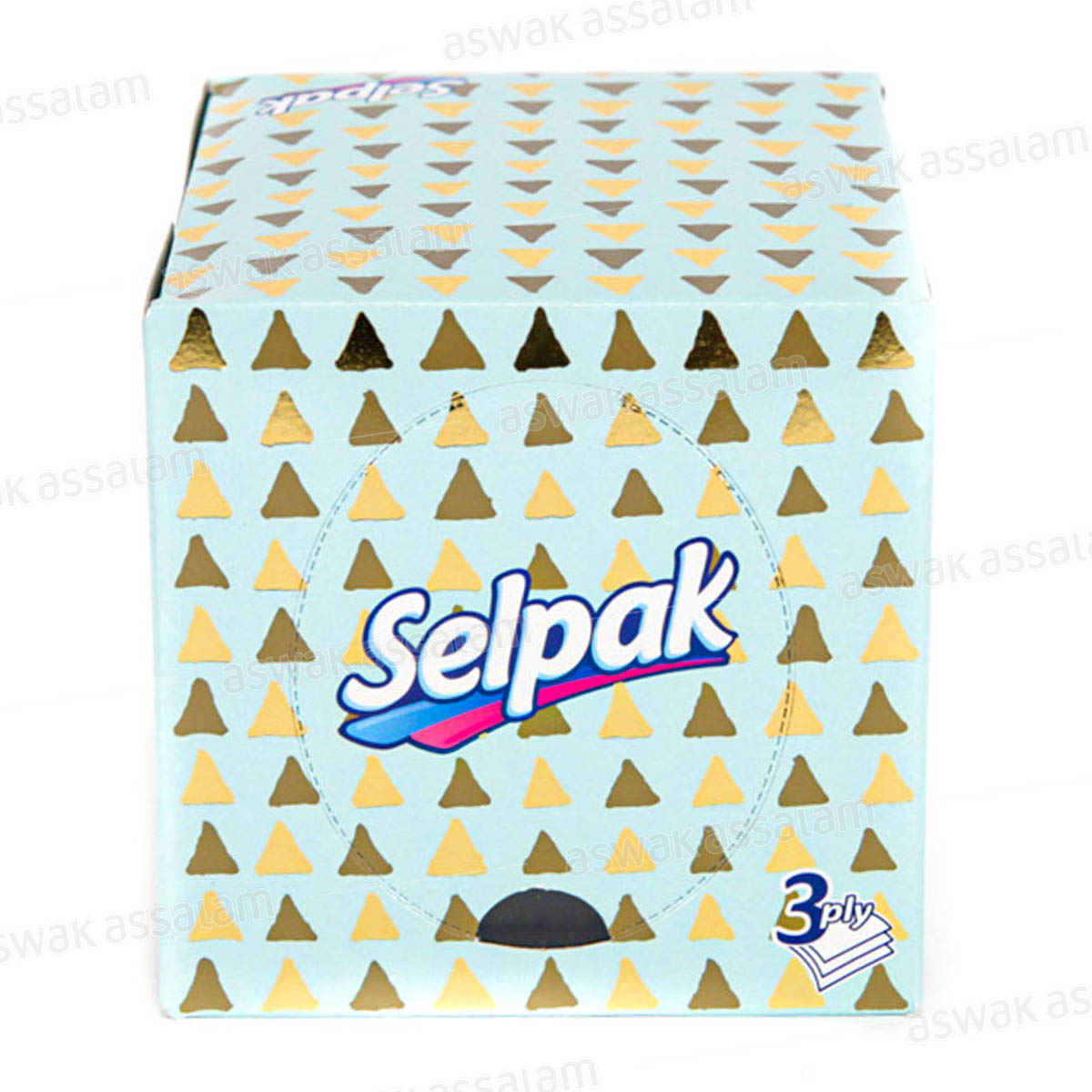 MOUCHOIR BOITE CUBIQUE 3 PLIS 48 UNITES SELPAK
