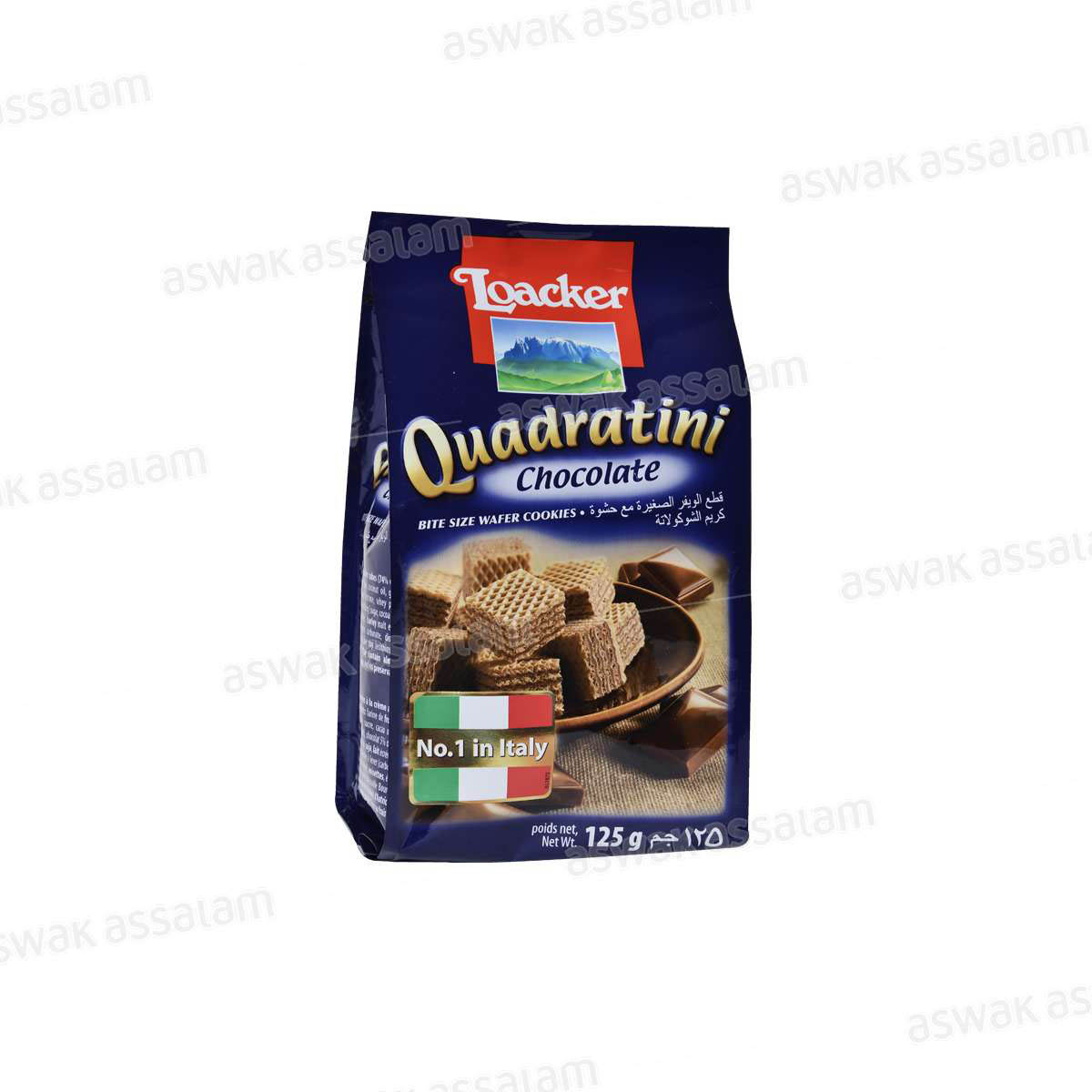 GAUFRETTE CACAO 125G QUADRATINI