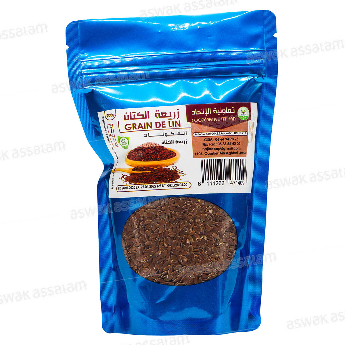 GRAINES DE LIN 200G