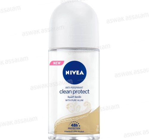 DEODORANT BILLE POUR FEMME CLEAN PROTECT A LA PIERRE D’ALUN 50ML NIVEA