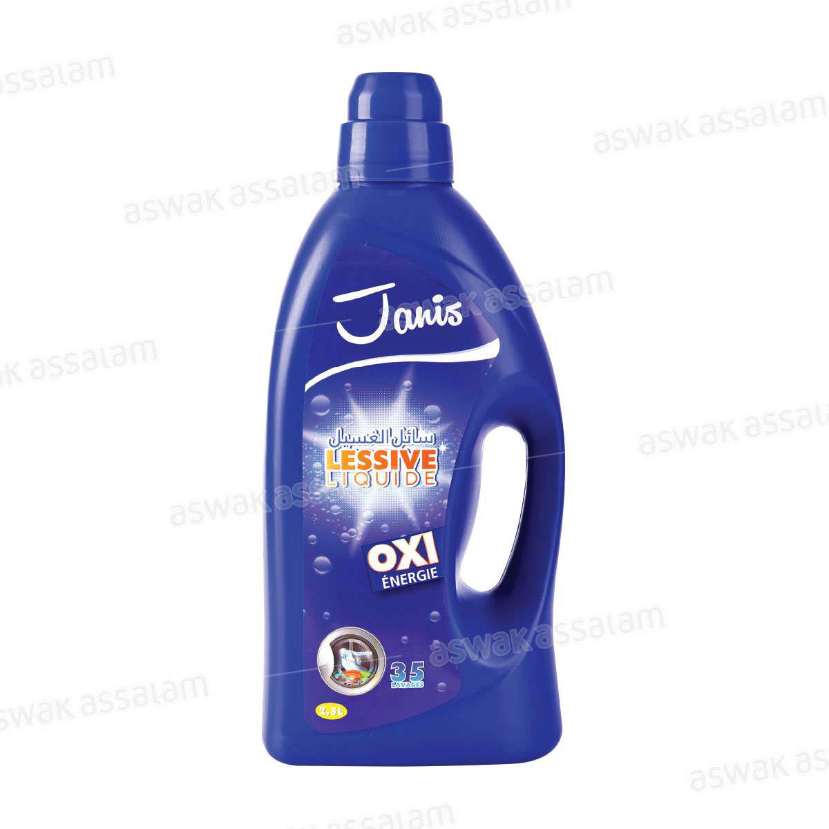 LESSIVE MACHINE LIQUIDE OXI 2,5L JANIS