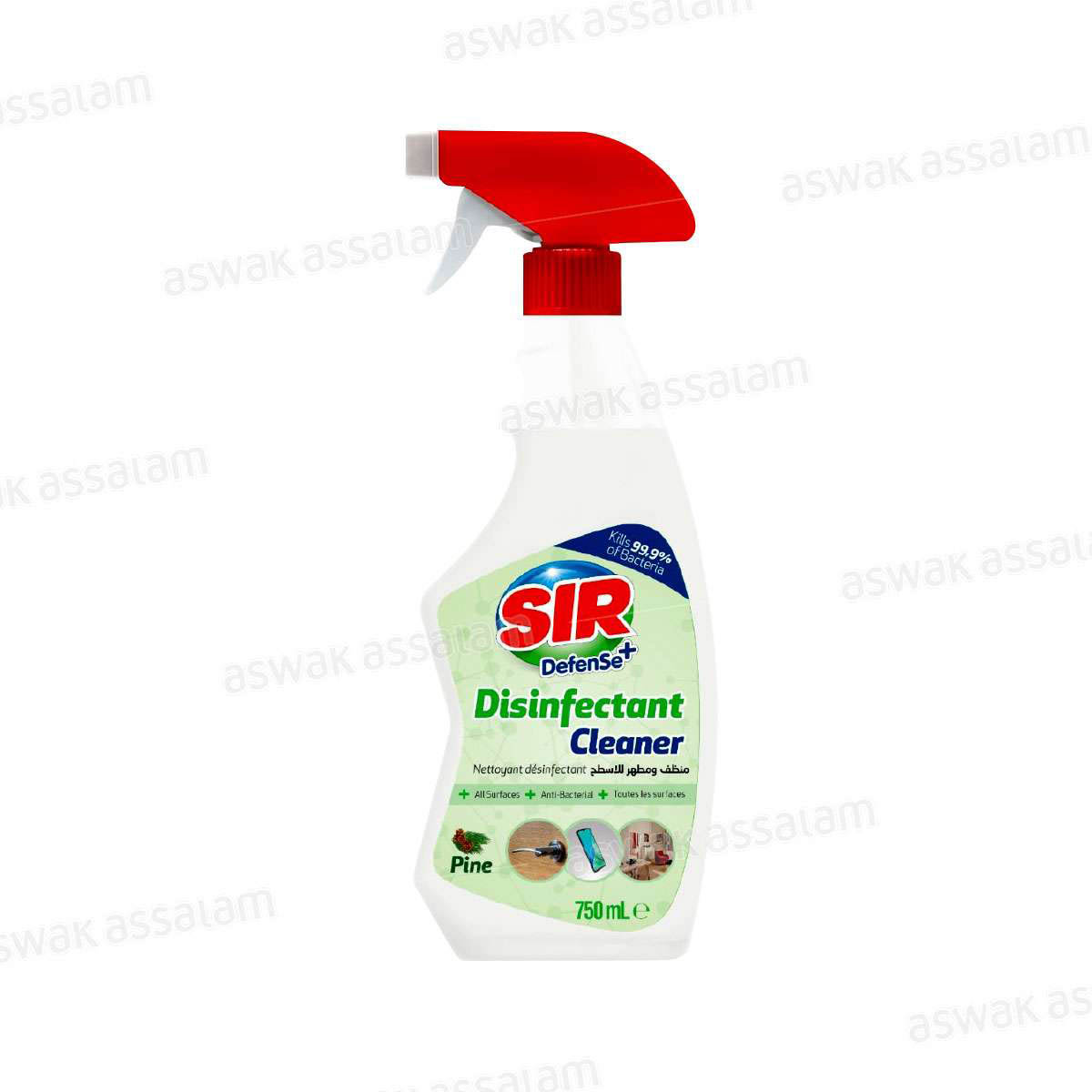 SPRAY DESINFECTANT 750ML SIR