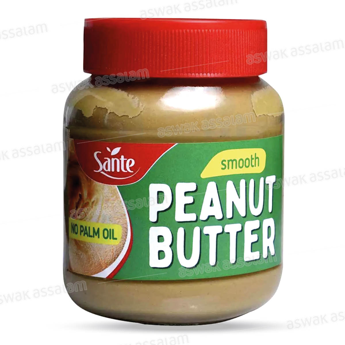 BEURRE DE CACAHUETES SMOOTH SANS HUILE DE PALME 350G SANTE