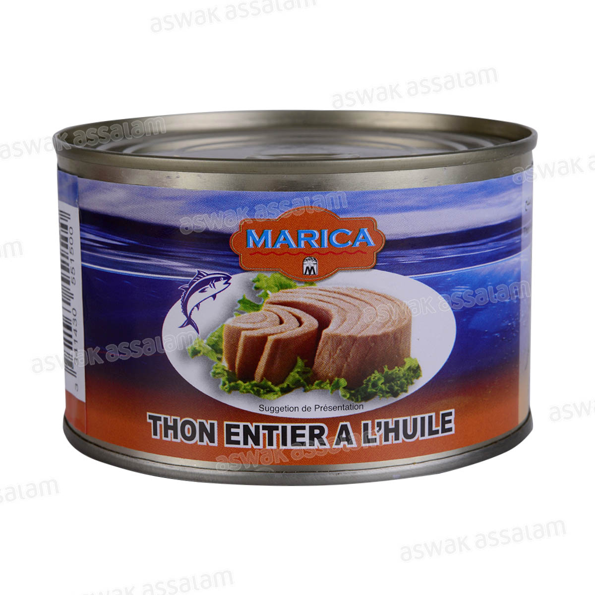 THON ENTIER A L'HUILE 400G MARICA