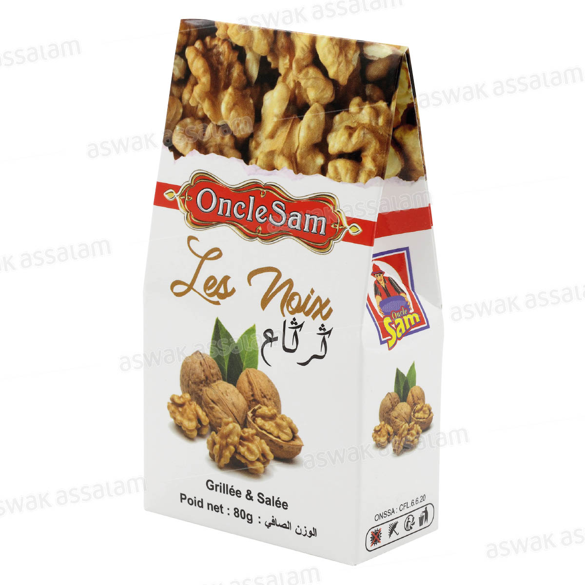 NOIX SANS COQUILLE 80G ONCLE SAM
