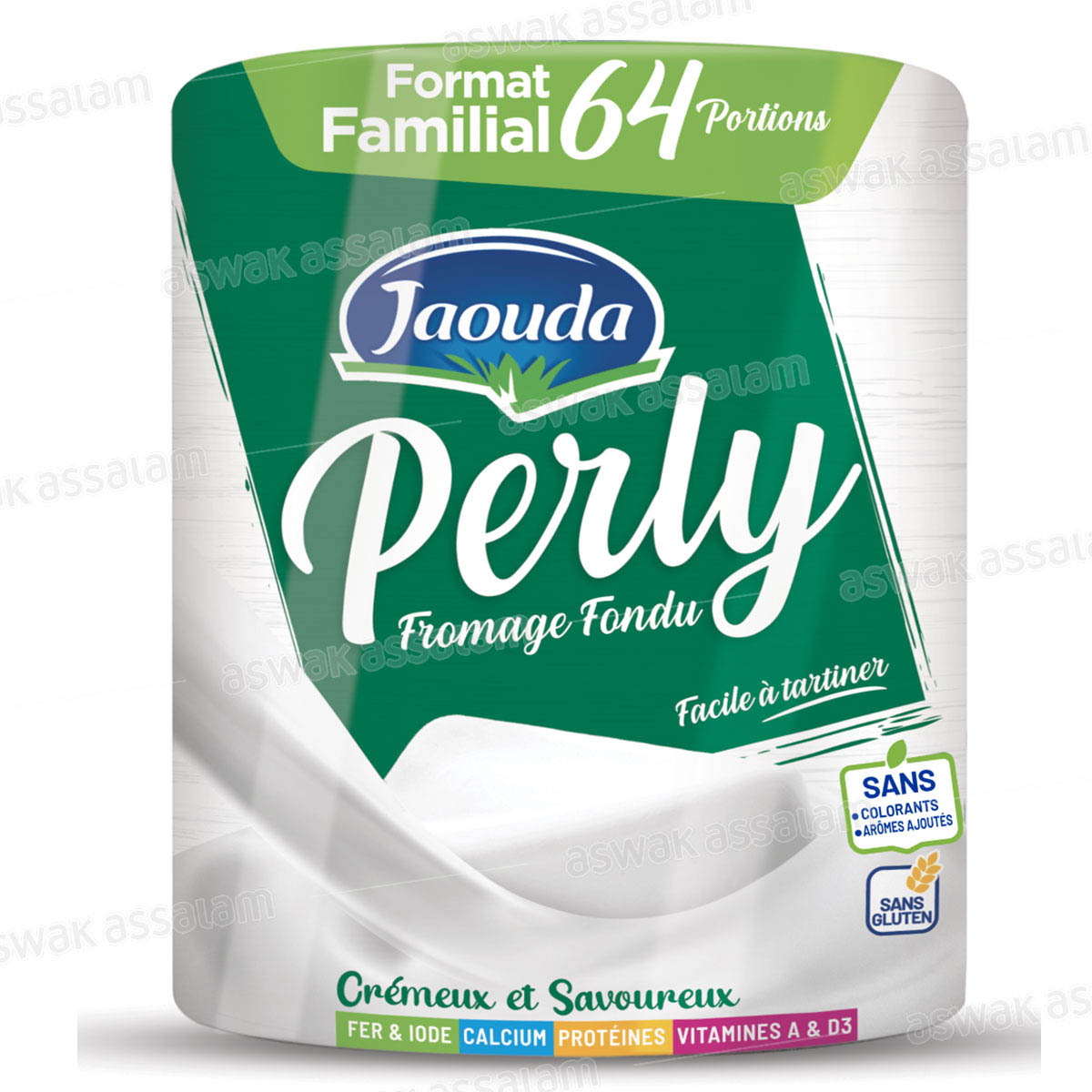 FROMAGE FONDU 64 PORTIONS PERLY JAOUDA