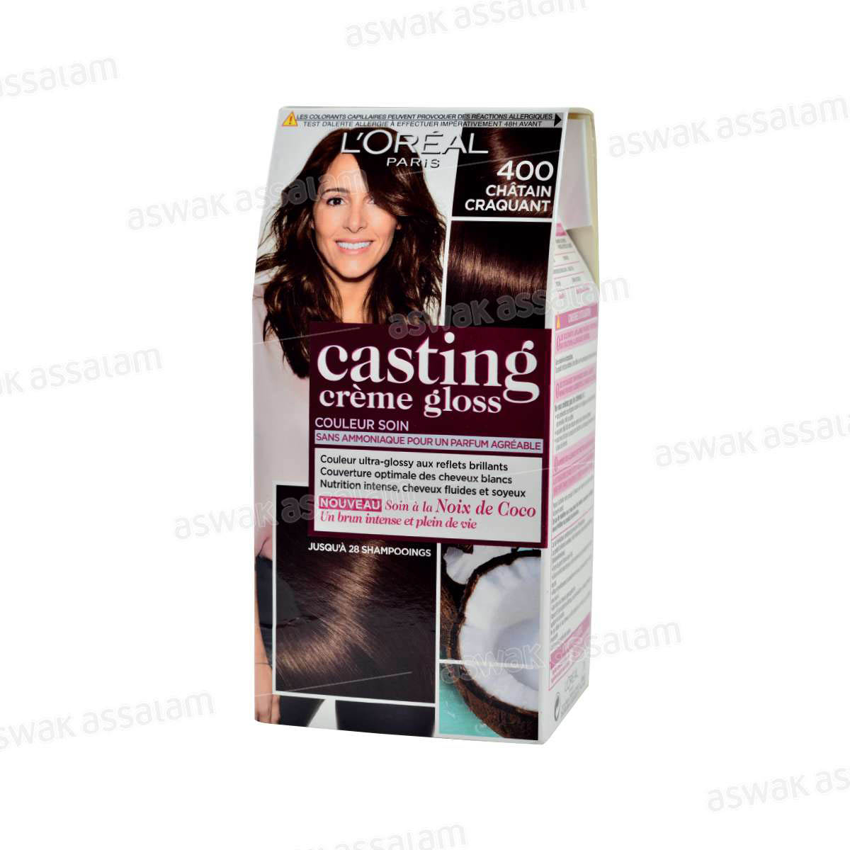 COLORATION CREME GLOSS CHATAIN CLAIR 500 CASTING L'OREAL