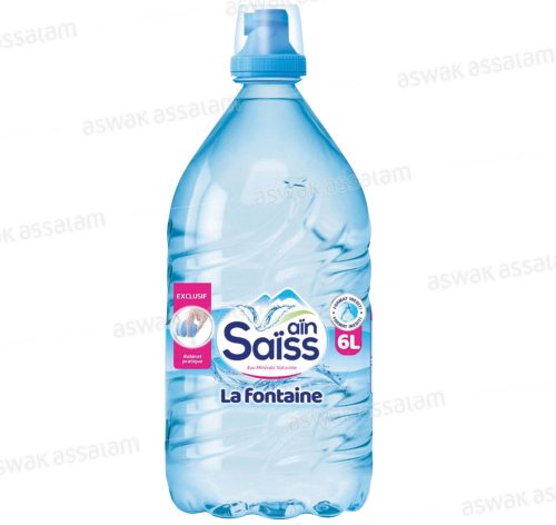 EAU MINERALE FONTAINE 6L AIN SAISS