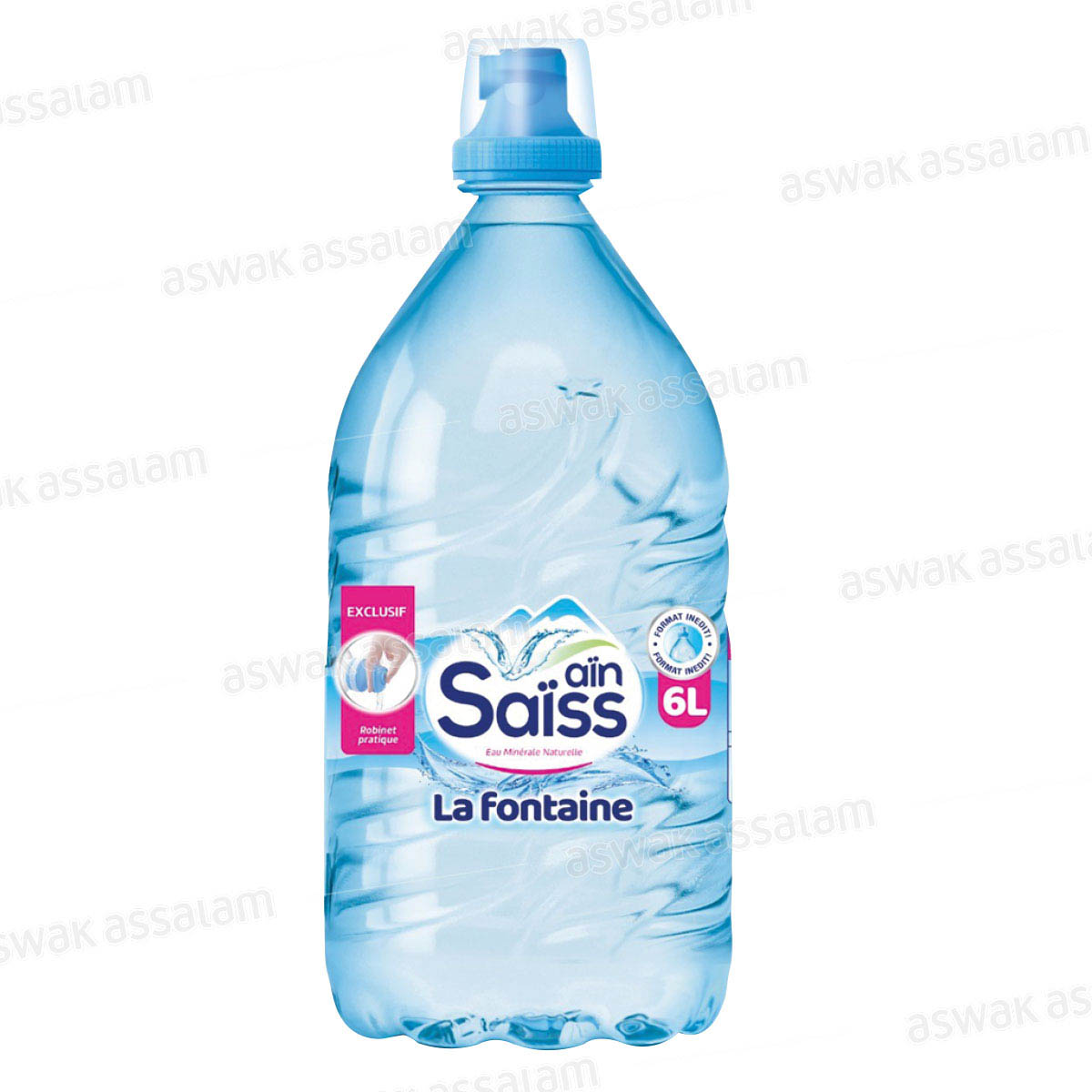 EAU MINERALE FONTAINE 6L AIN SAISS