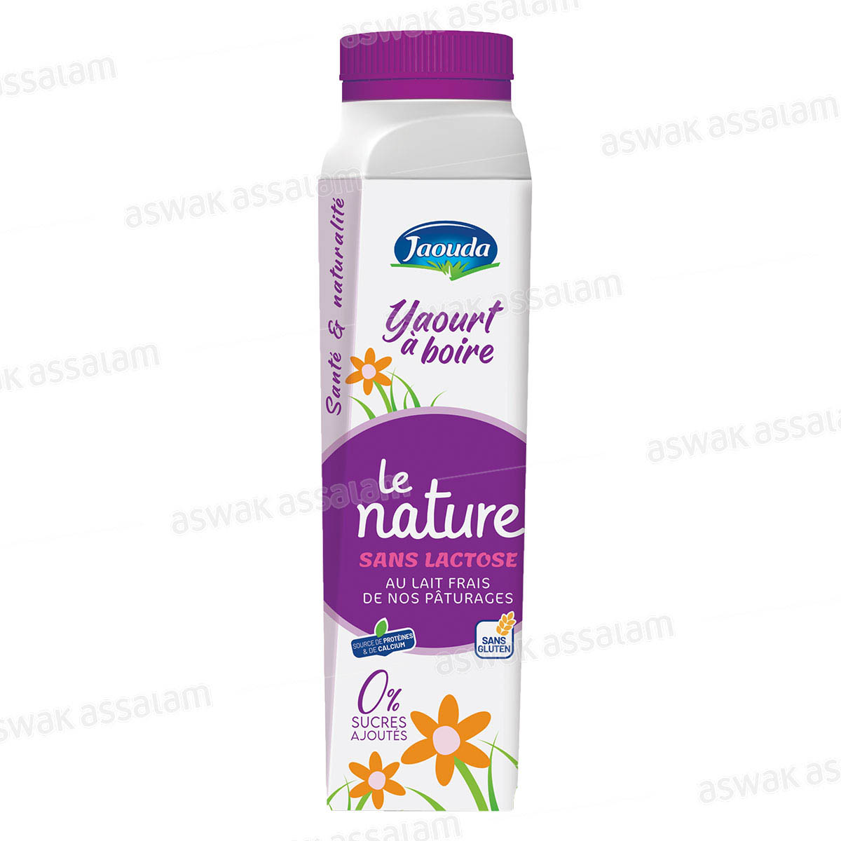 YAOURT A BOIRE SANS LACTOSE 330G LE NATURE JAOUDA
