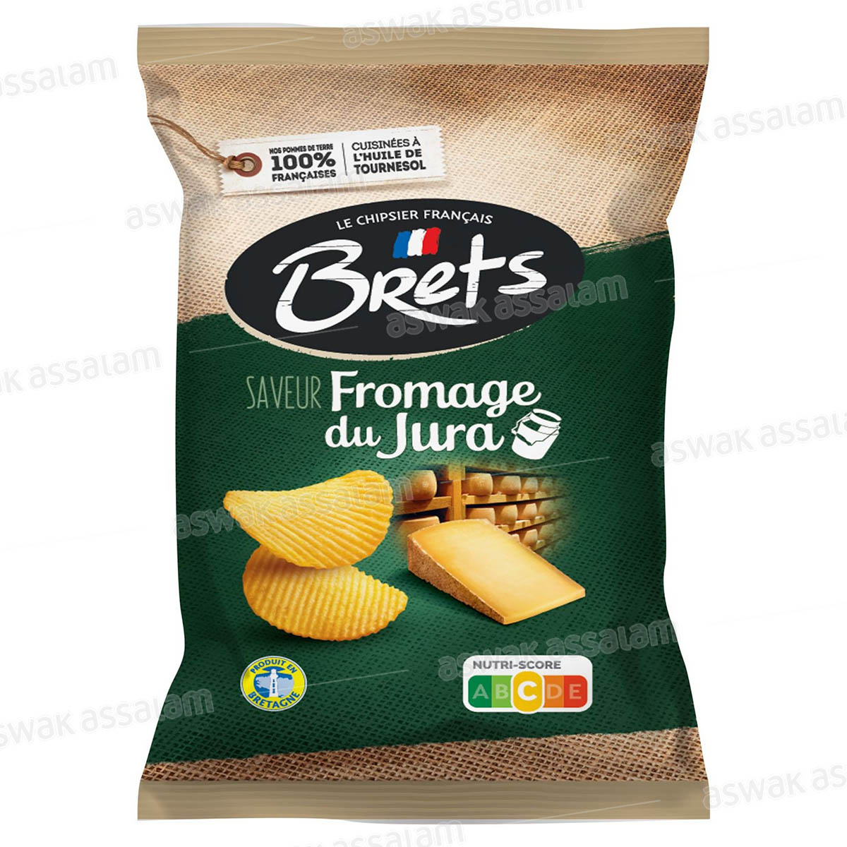 CHIPS SAVEUR FROMAGE DE JURA 125G BRETS