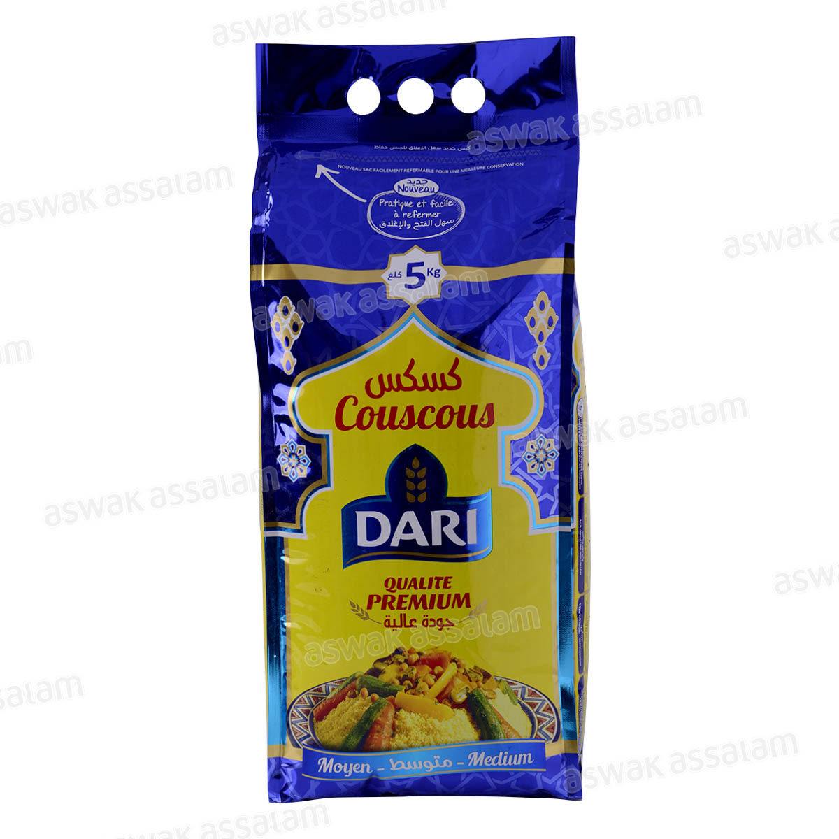 COUSCOUS MOYEN 5KG DARI