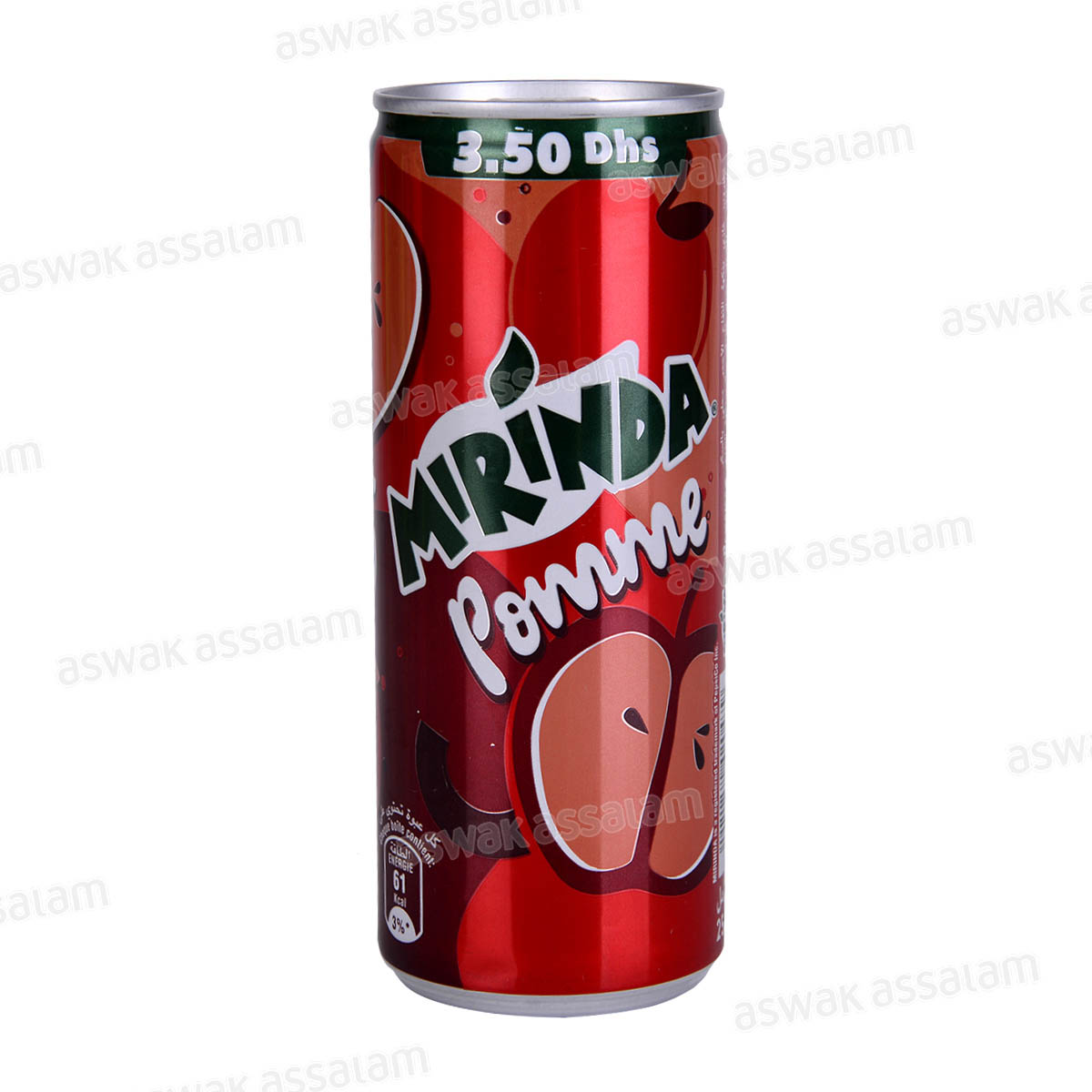 MIRINDA POMME CANETTE 25CL