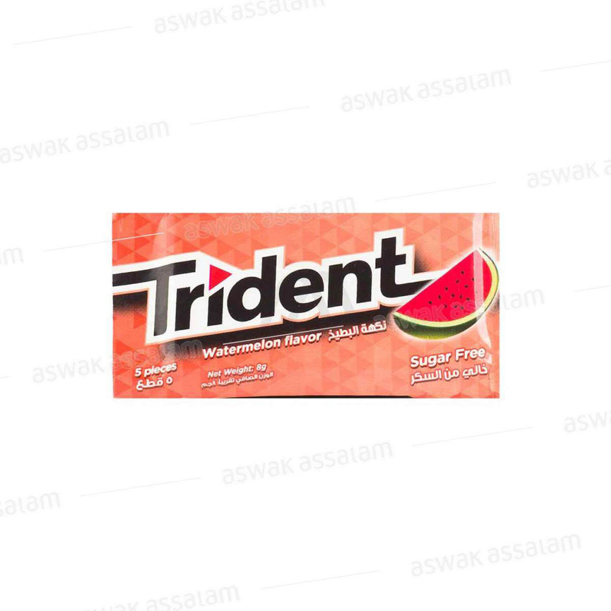 CHEWING-GUM WATERMELON 5 PIECES TRIDENT