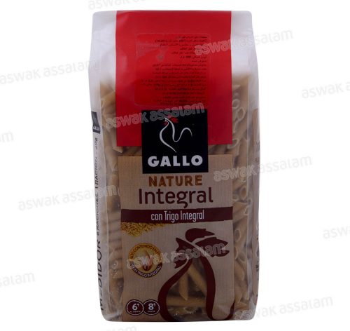 PATES PLUMAS INTEGRAL 500G GALLO